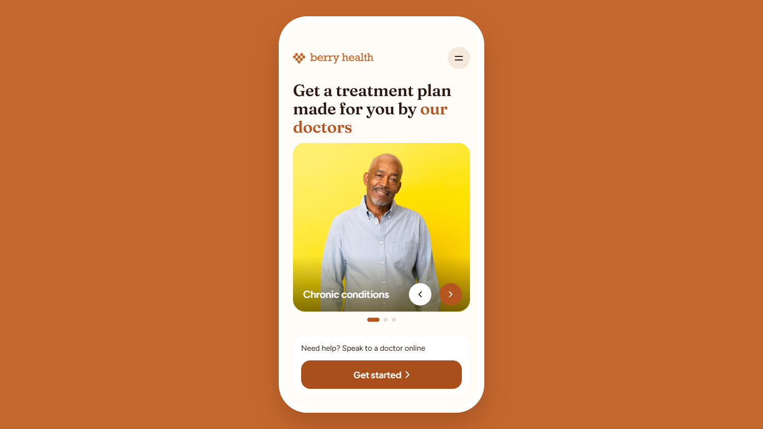 Patients self-identify their concern from a variety of healthcare topics ranging from sexual health to mental health to chronic conditions and more.