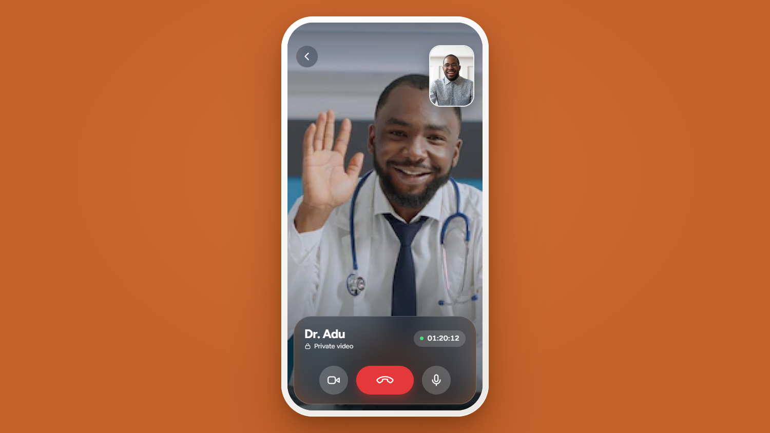 Online appointments happen via a custom video call experience natively in the browser.
