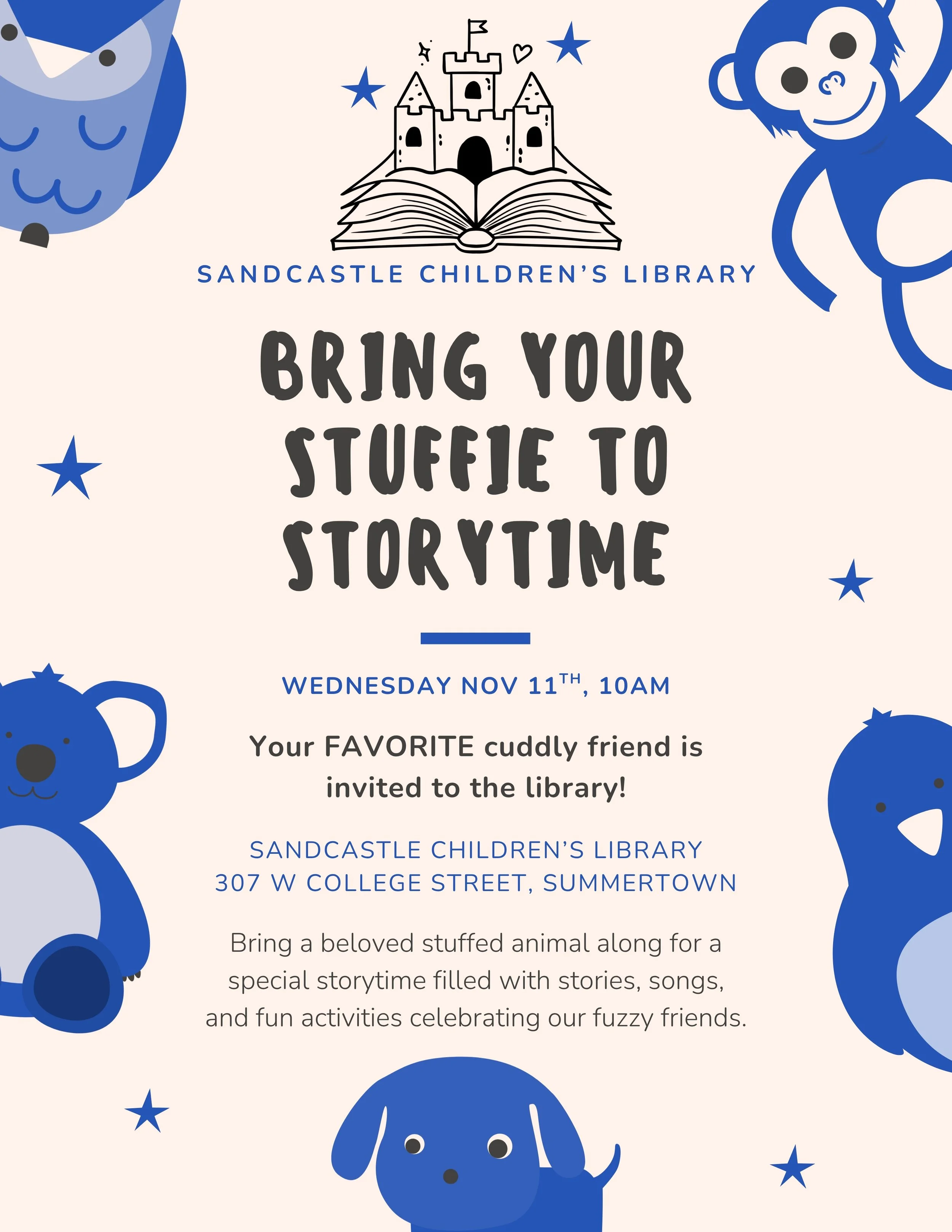 Bring Your Stuffie to Storytime