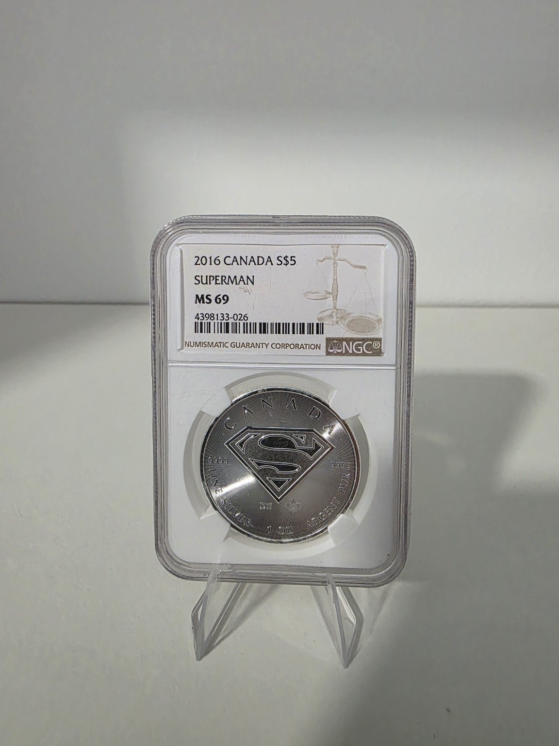 2016 Canada $5 Superman NGC MS69 — 4398133-026