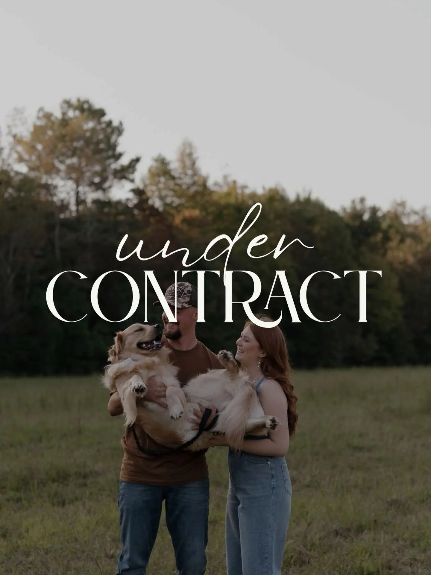 Congratulations to my friends &amp; first time buyers, the Bowmans! We are officially under contract! 🍾