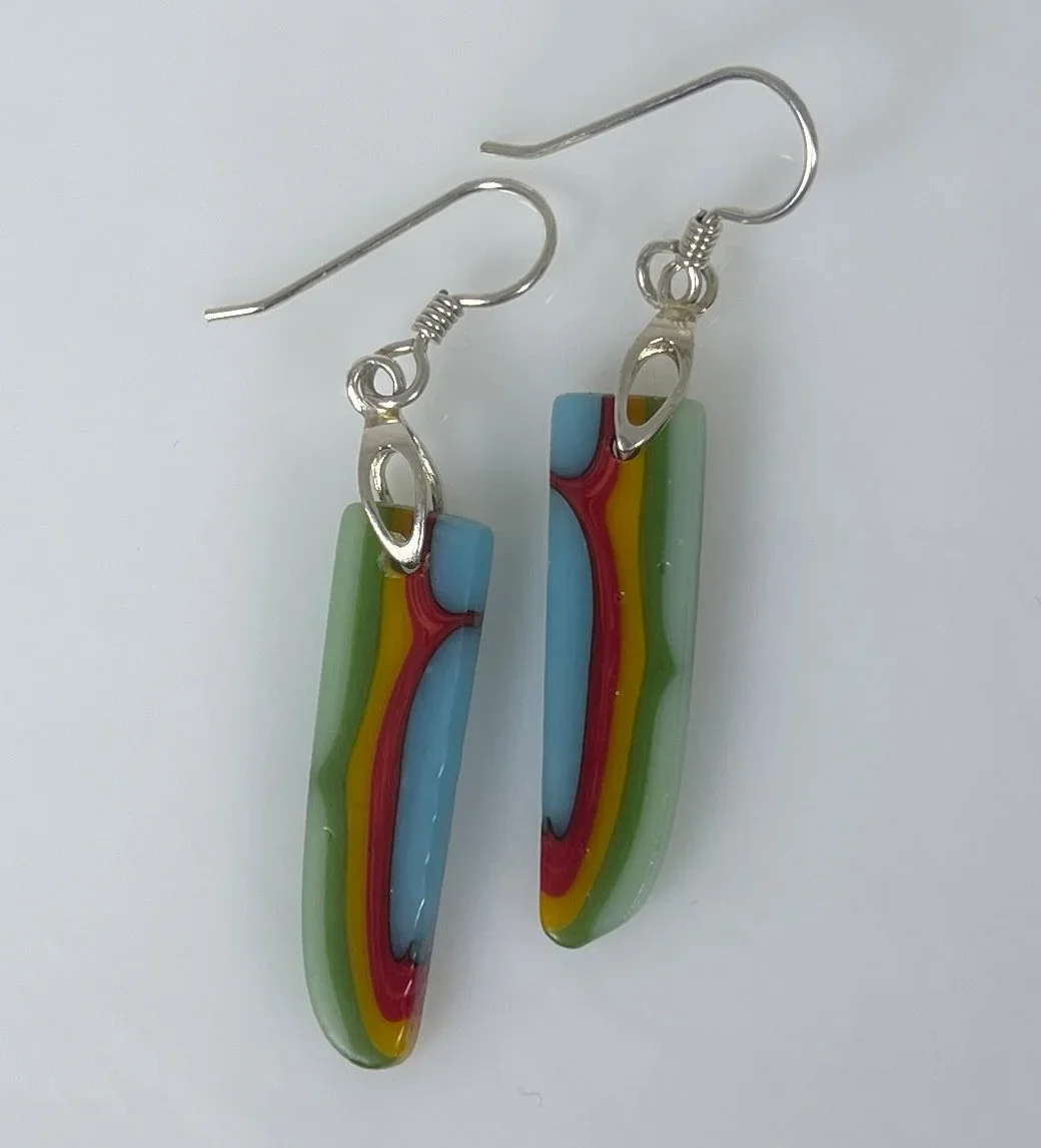 Symmetry in Color Earrings