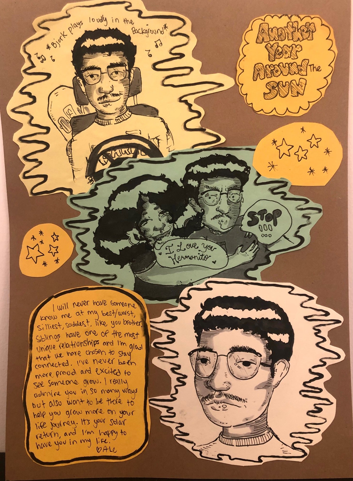 Hermano, Mixed Media
