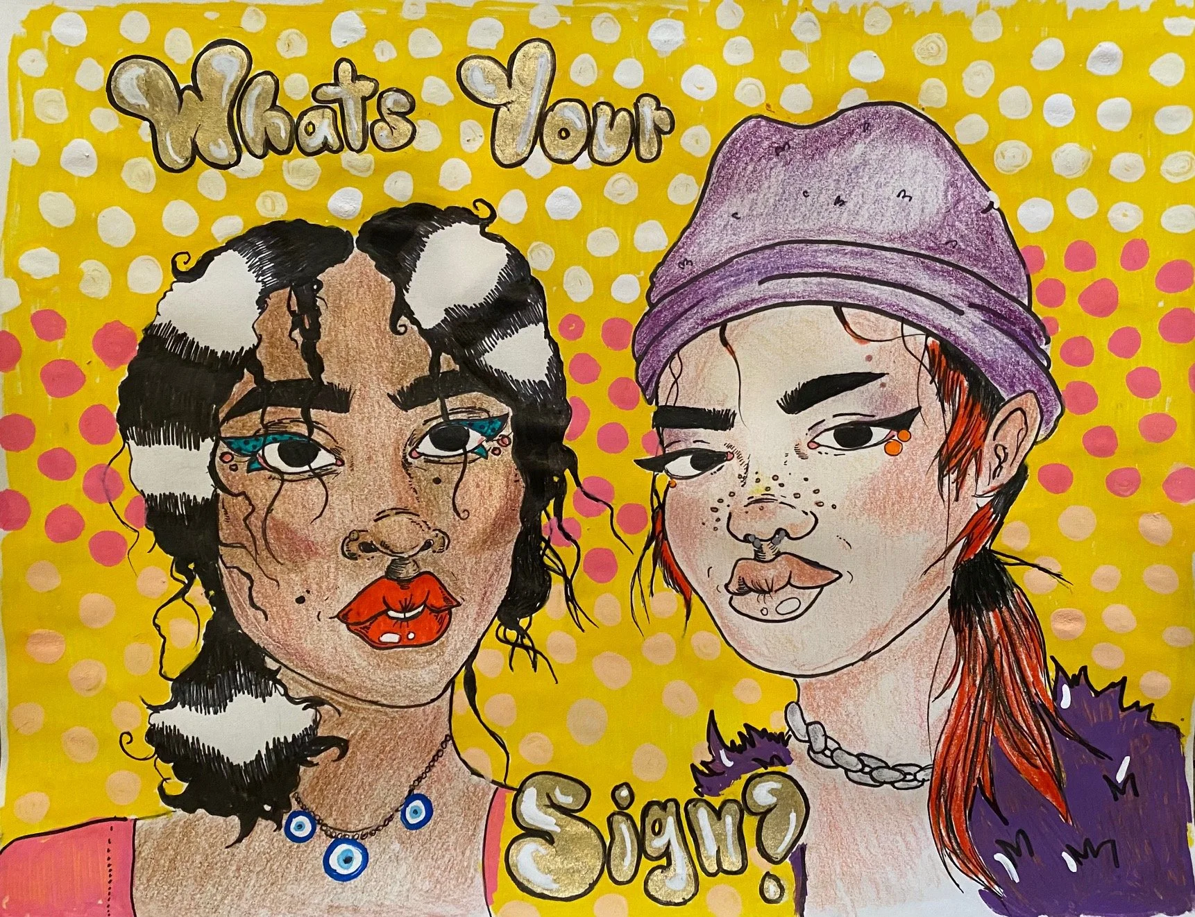 What's Your Sign? Posca & Pencil