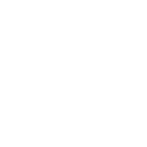 Two white dog paw prints on a black background