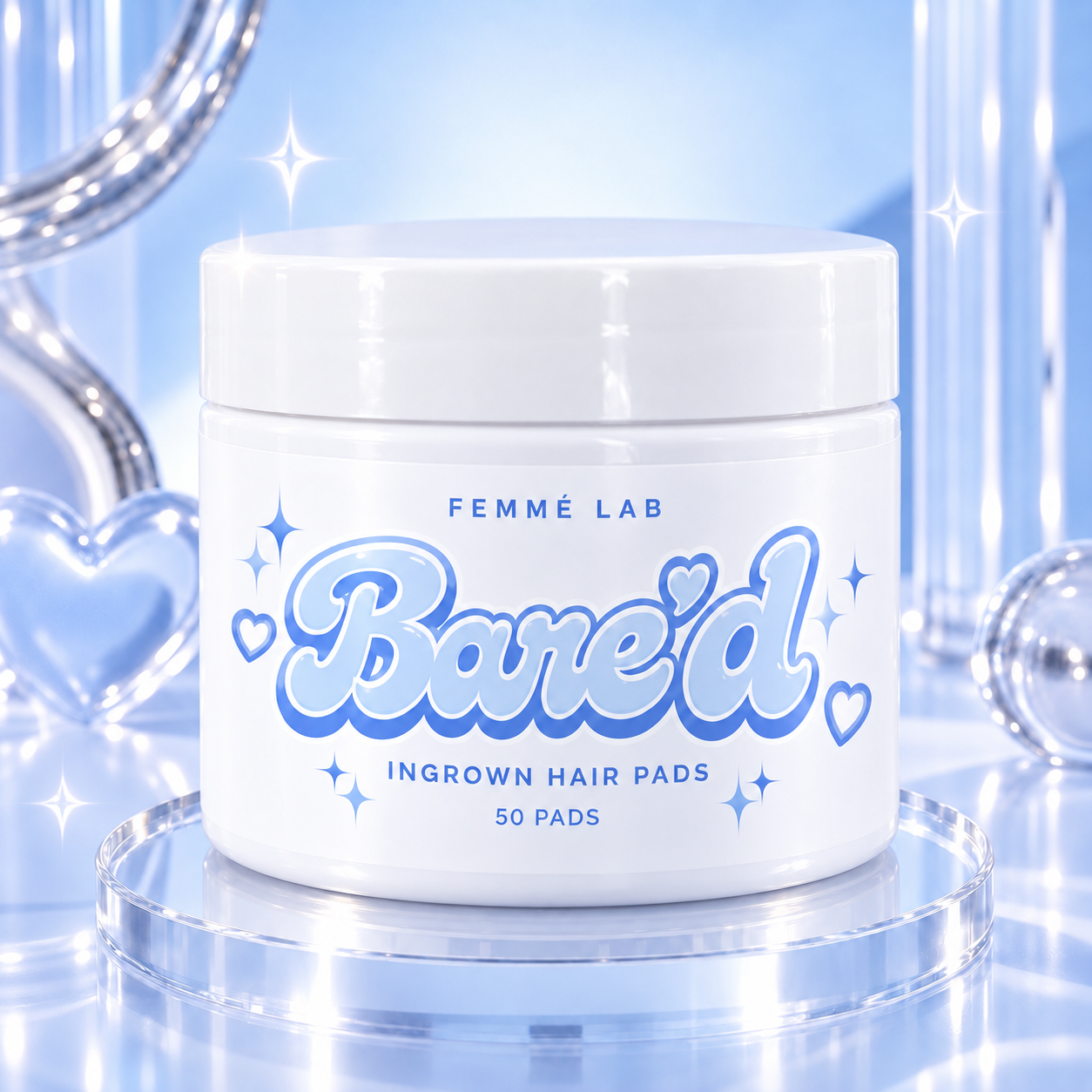 BARE’D — Glycolic Exfoliating Pads