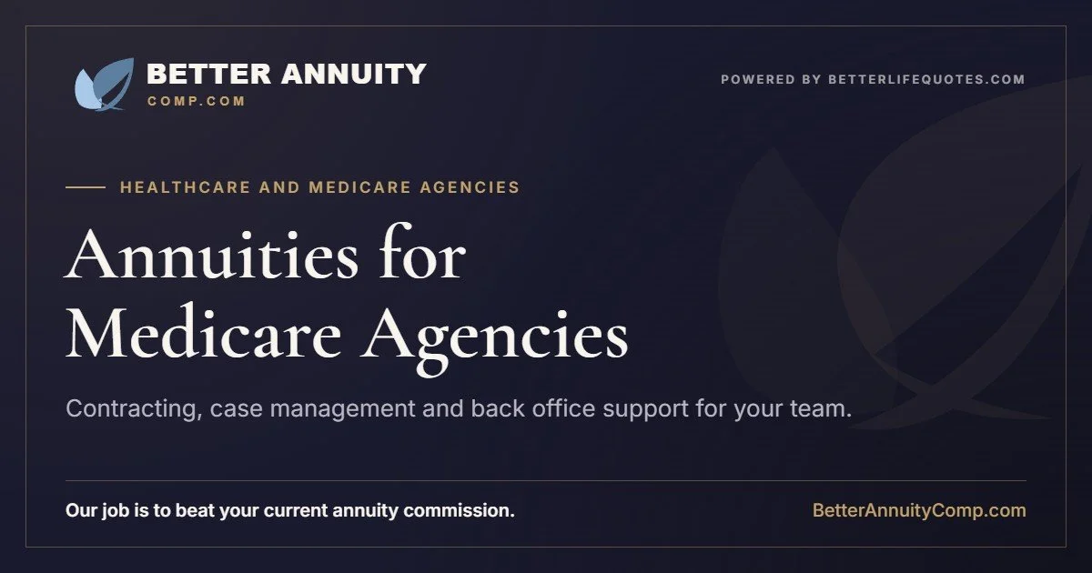 Annuities for Medicare agencies and healthcare agencies: contracting, case management and back office support