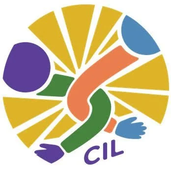 Colorful circular logo with abstract shapes and the letters 'CIL' at the bottom.