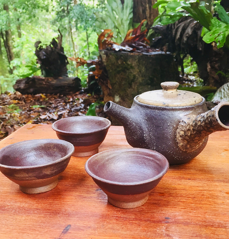 ceremonial tea set by Jax Fiddes
