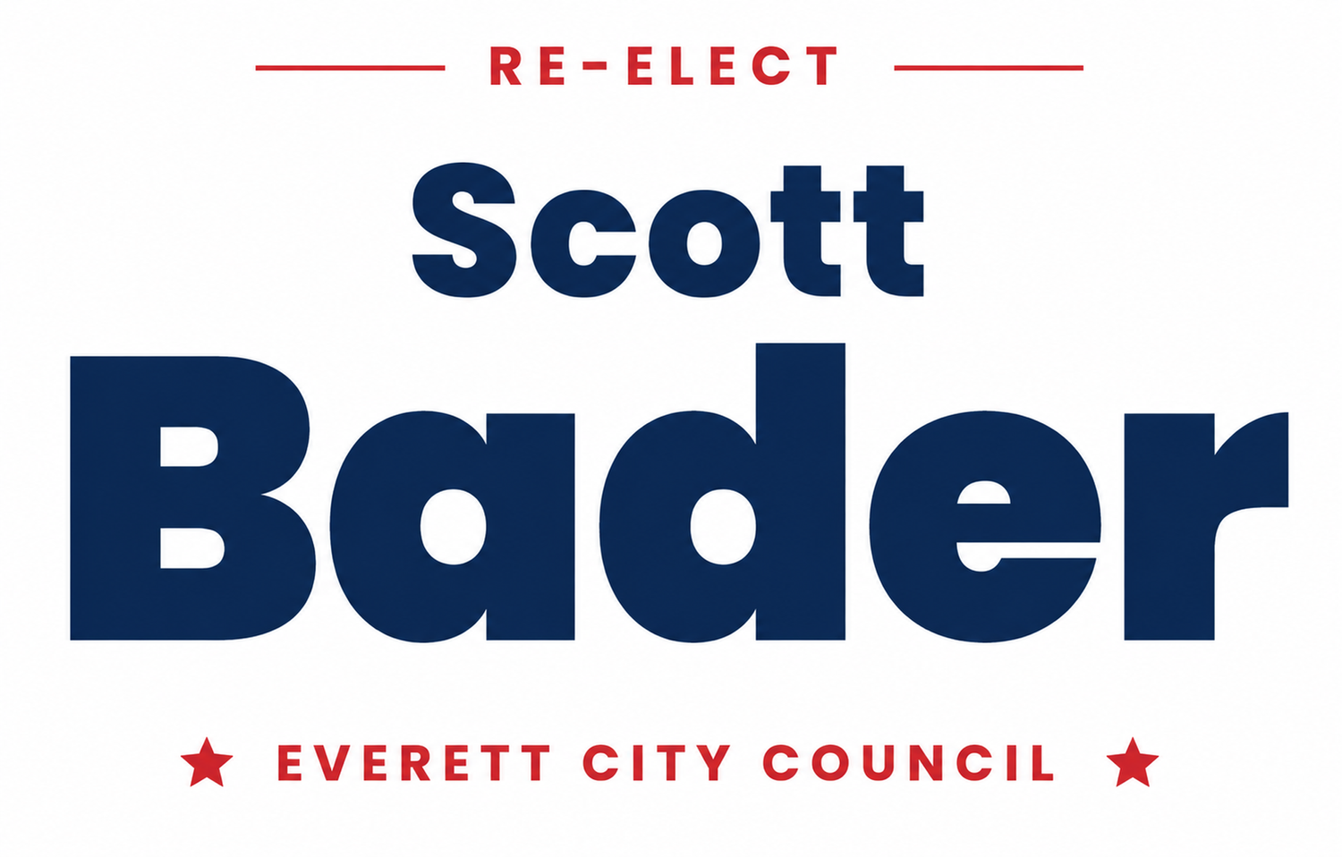 Re-Elect Scott Bader for Everett City Council