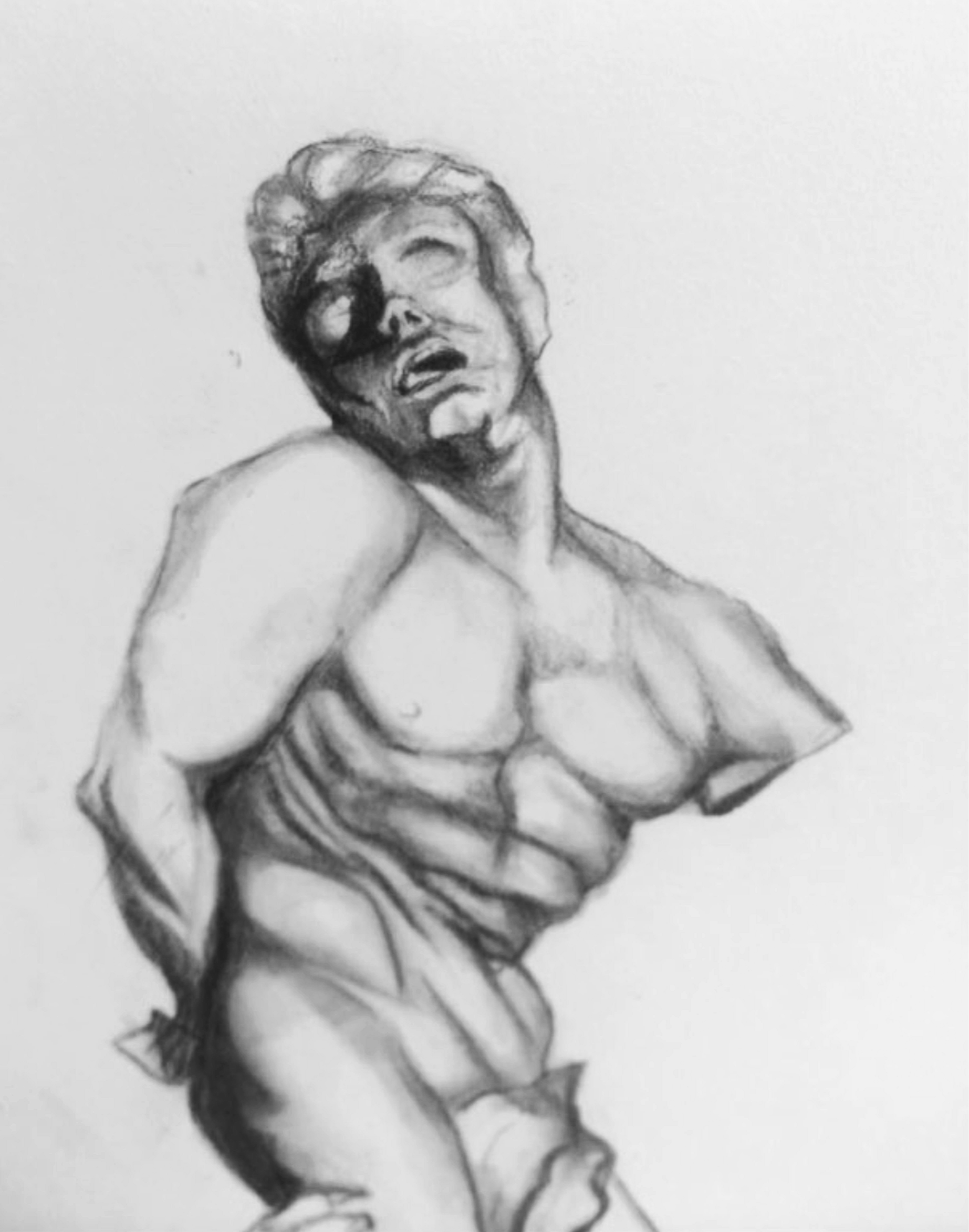 sketchbook image, 9x12"
pencil on paper