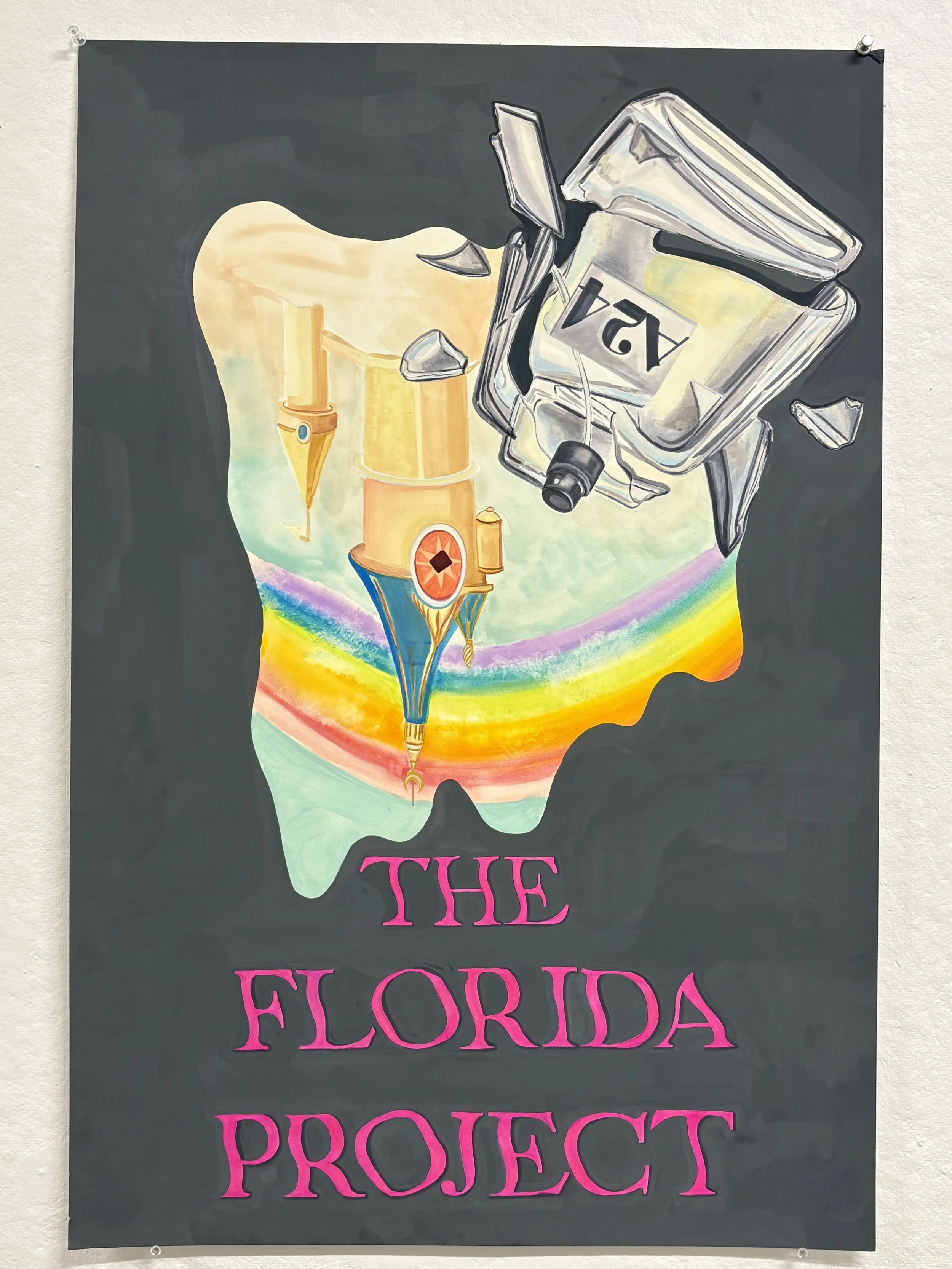 The florida project
24x36"
gouache on poster board