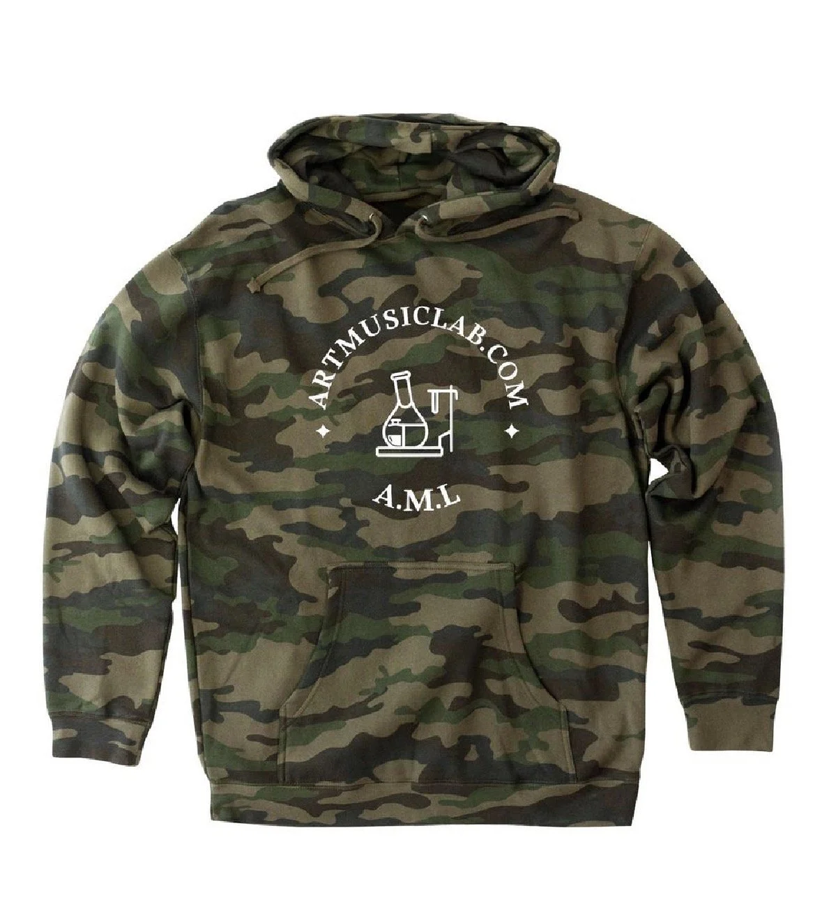 Heavyweight Camo Pullover Hoodie