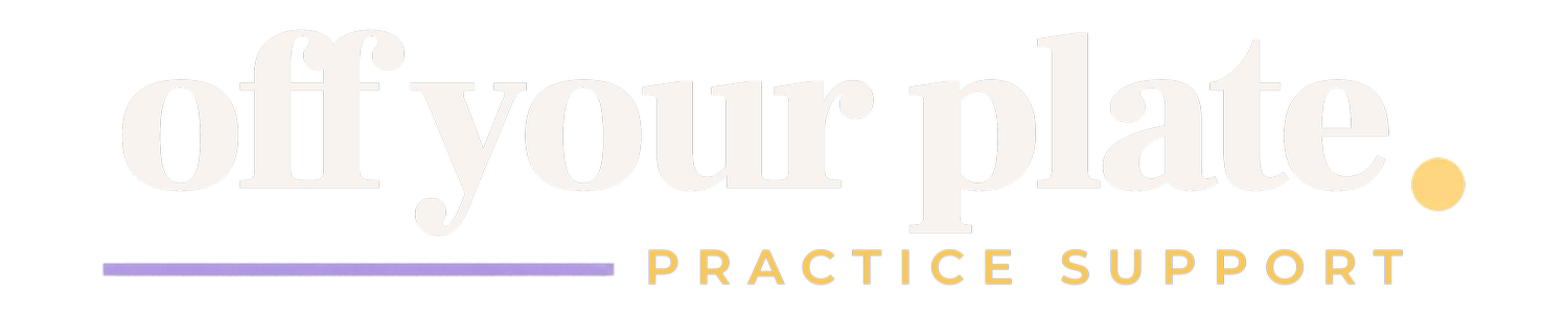 off your plate practice support llc.