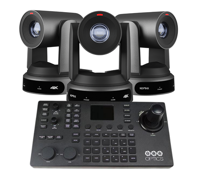 PTZ Optics Move 4K 30x Zoom NDI|HX Bundle