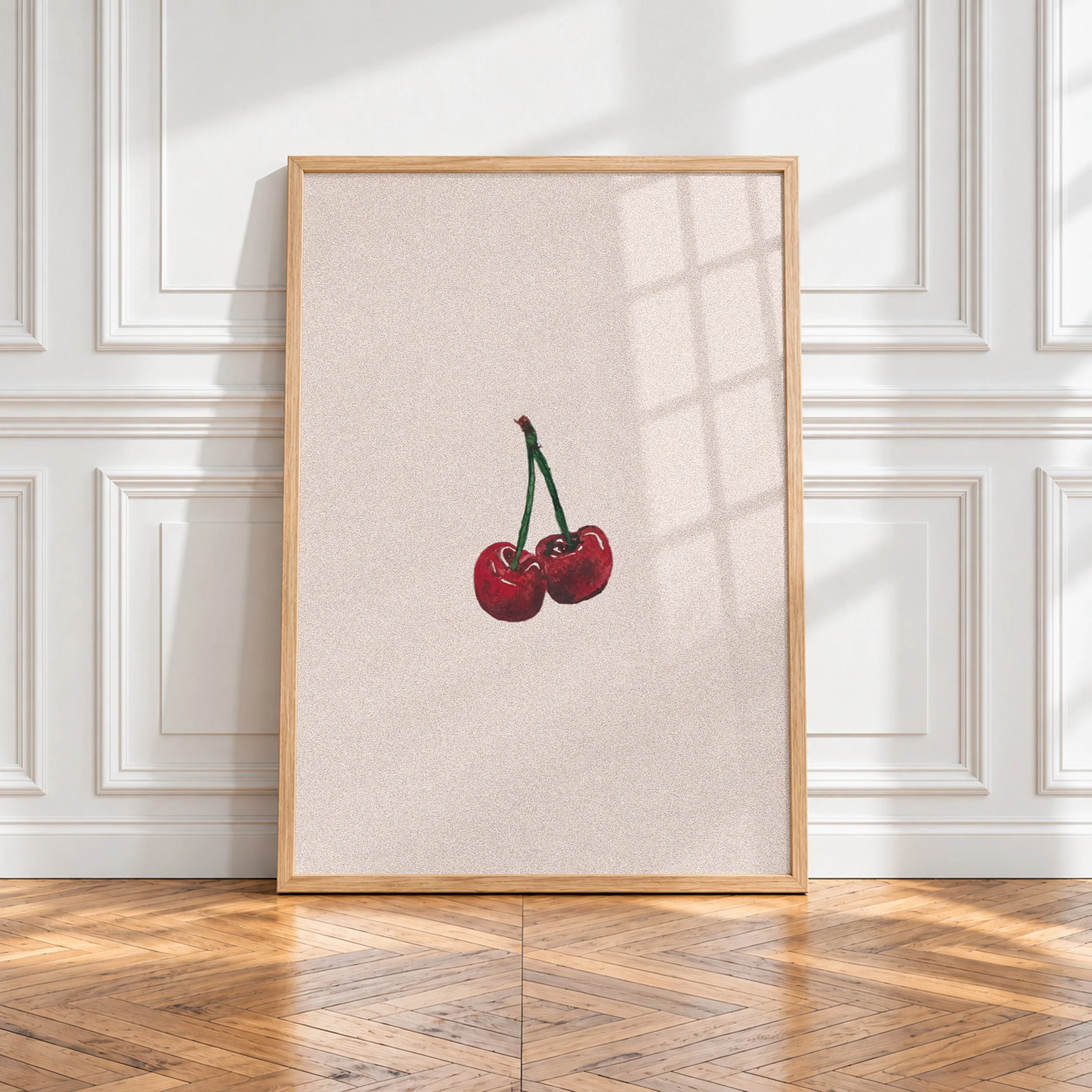 cherries - watercolour
