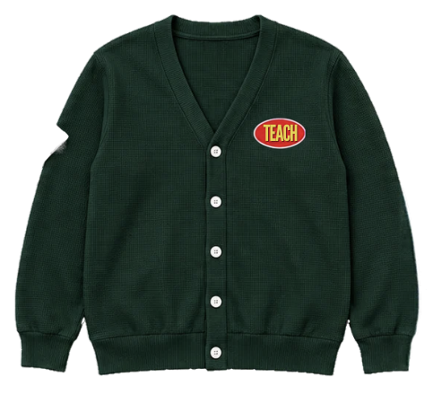 Dark Green Cardigan