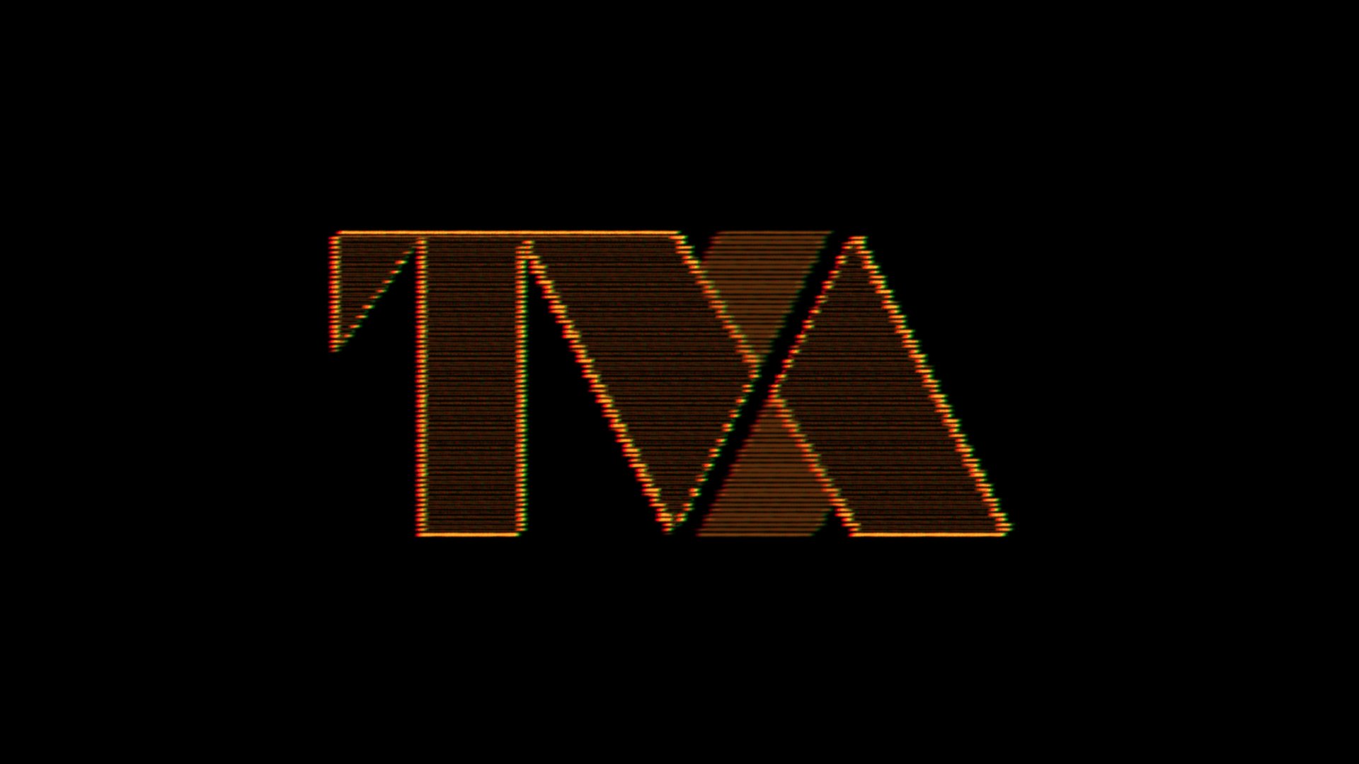 TVA logo exploration: dotted orange outline with an inner glow