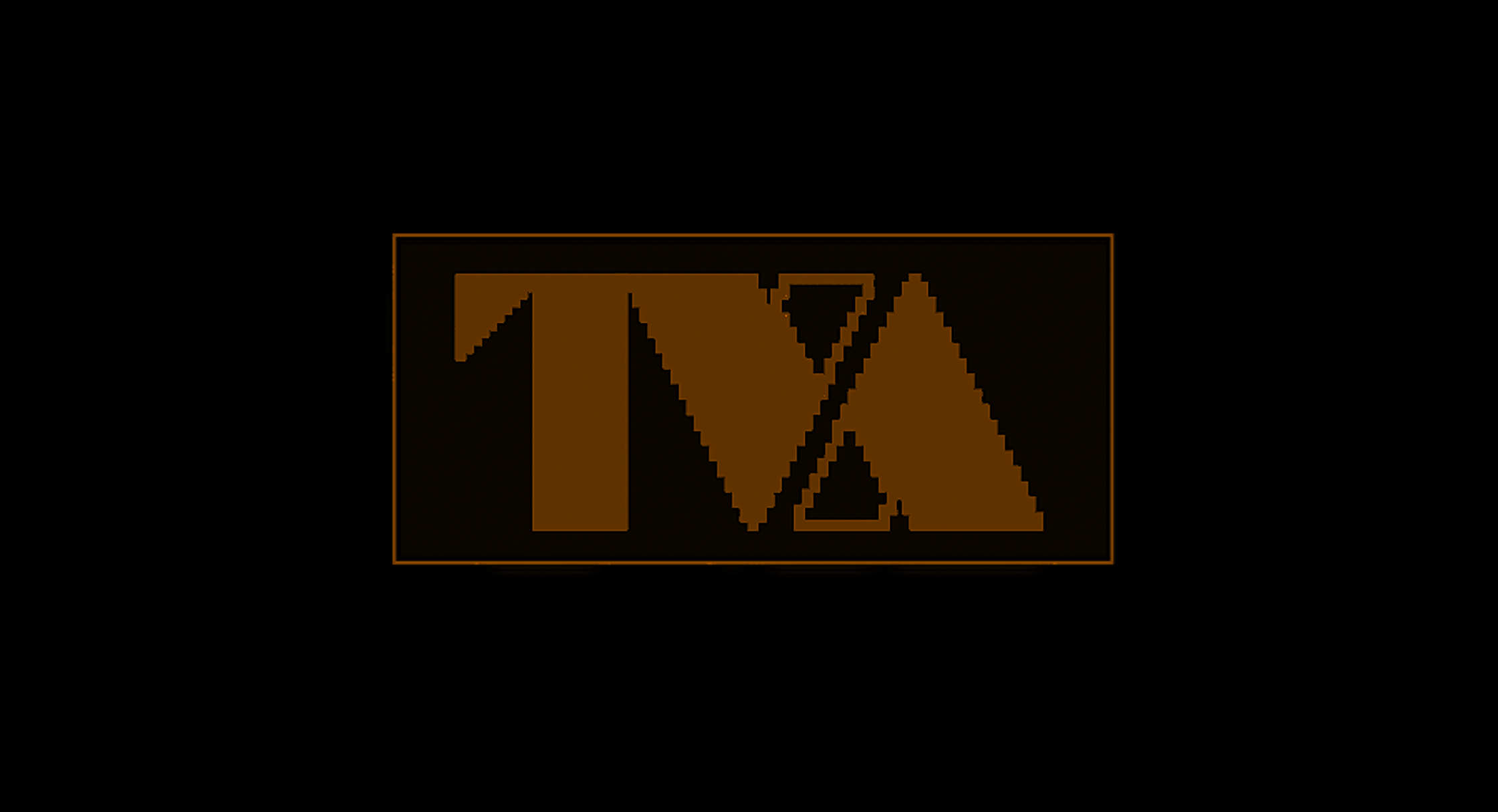 TVA logo exploration: brown logo in a boxed outline