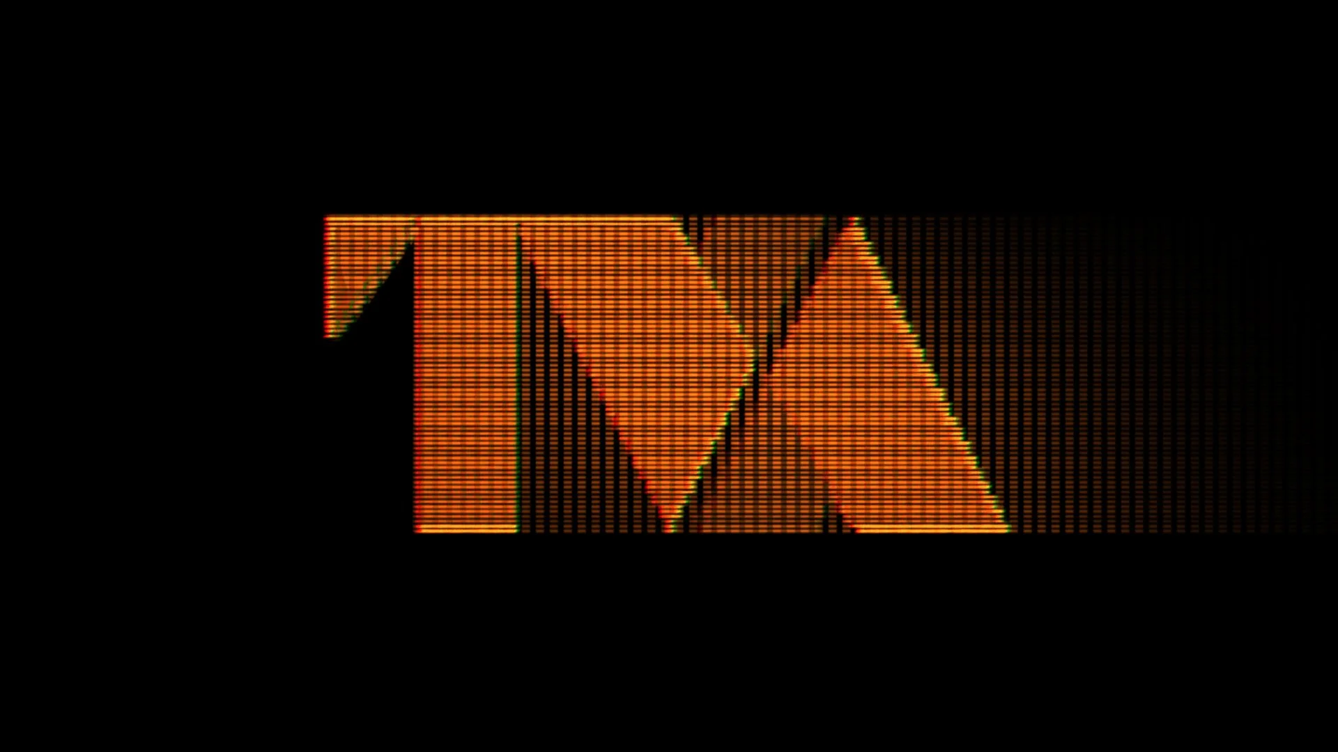 TVA logo exploration: halftone letters fading out to the right