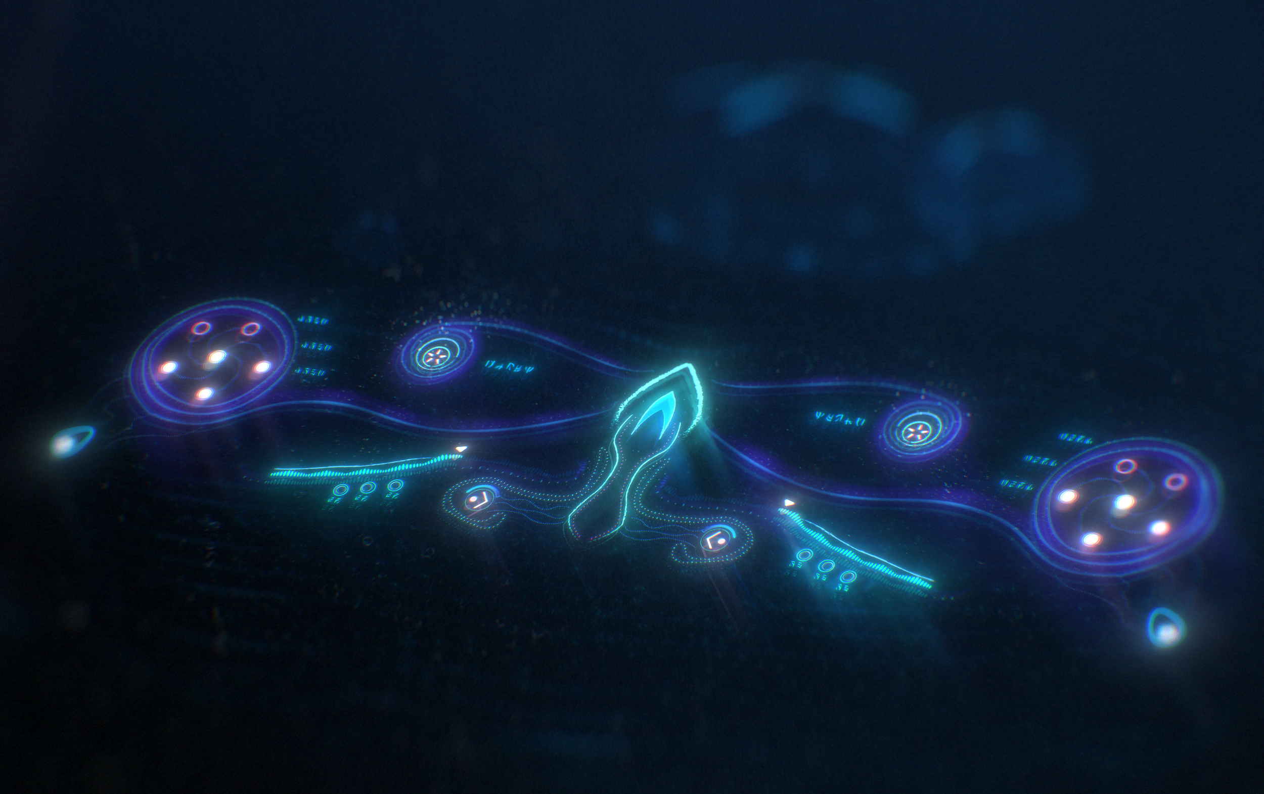 Underwater Squid UI design from DC's Aquaman and the Lost Kingdom