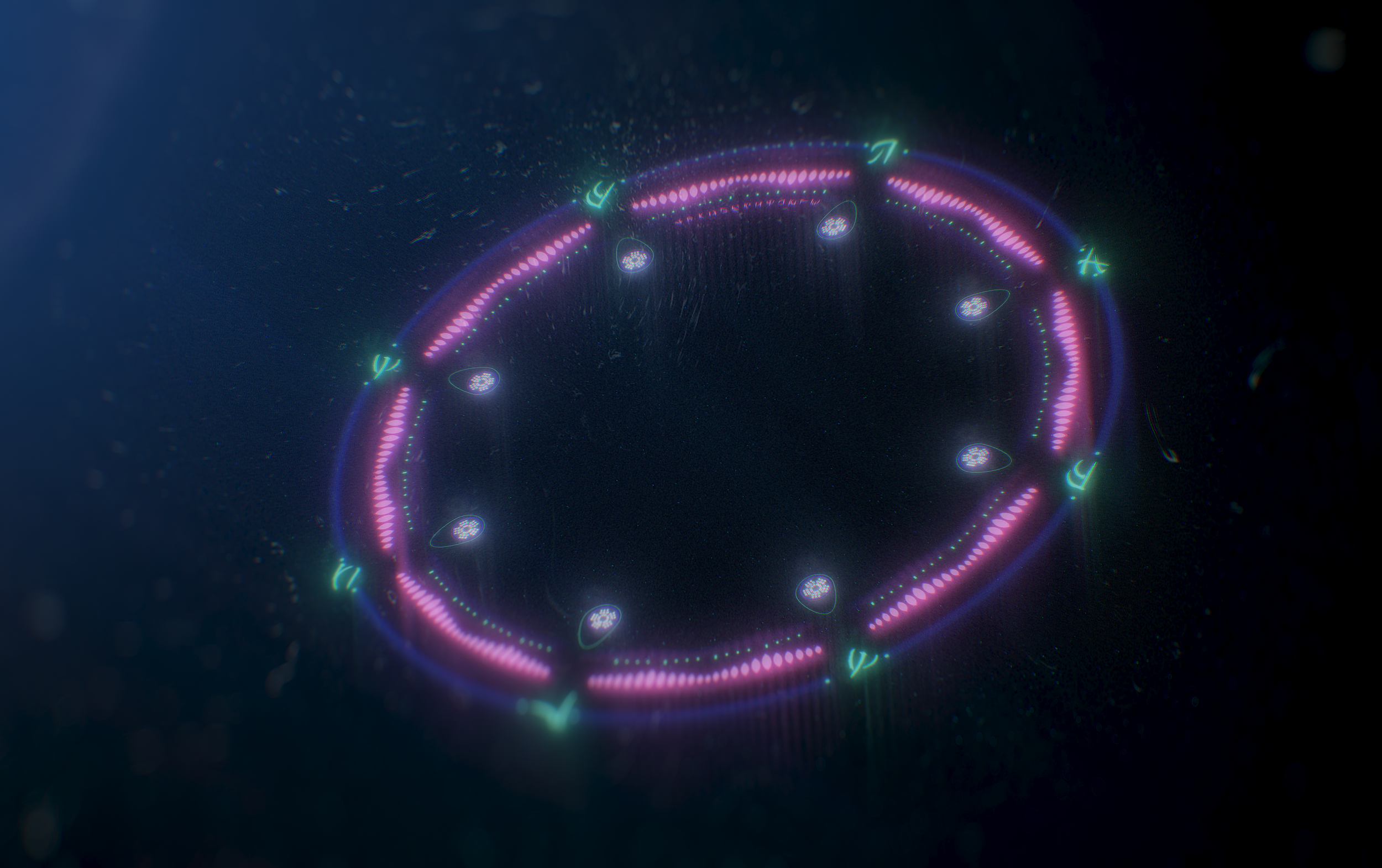 UI holographic design from DC's Aquaman and the Lost Kingdom