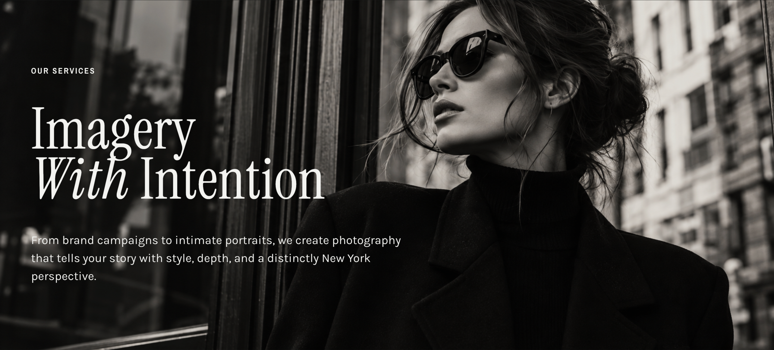 Women in sunglasses hair up NYC