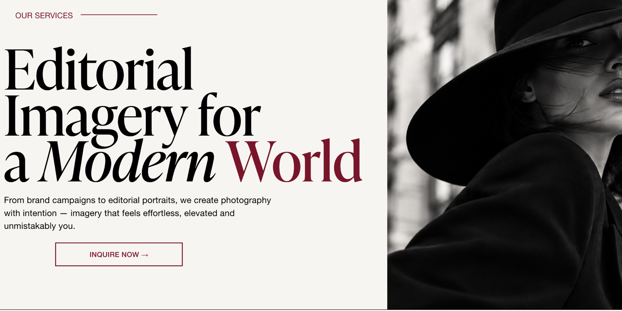 Women in hat in NYC