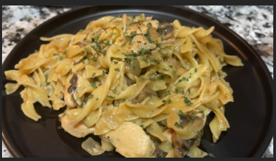 Chicken Stroganoff Printable Recipe & Grocery List