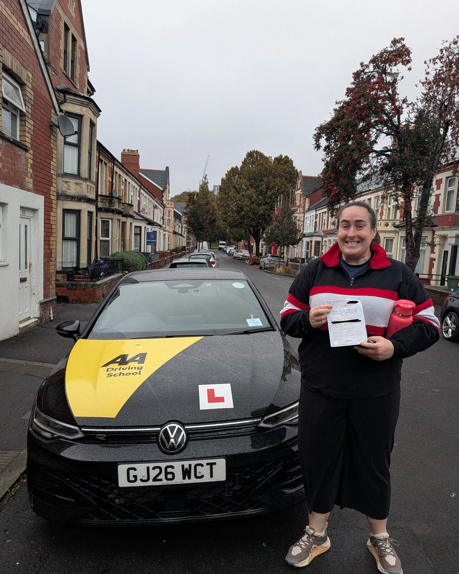 A longer than expected wait to get my car back, but celebrating a great drive from Claire this morning, passing with only 2 driver faults! #driving #drivinginstructor #cardiff