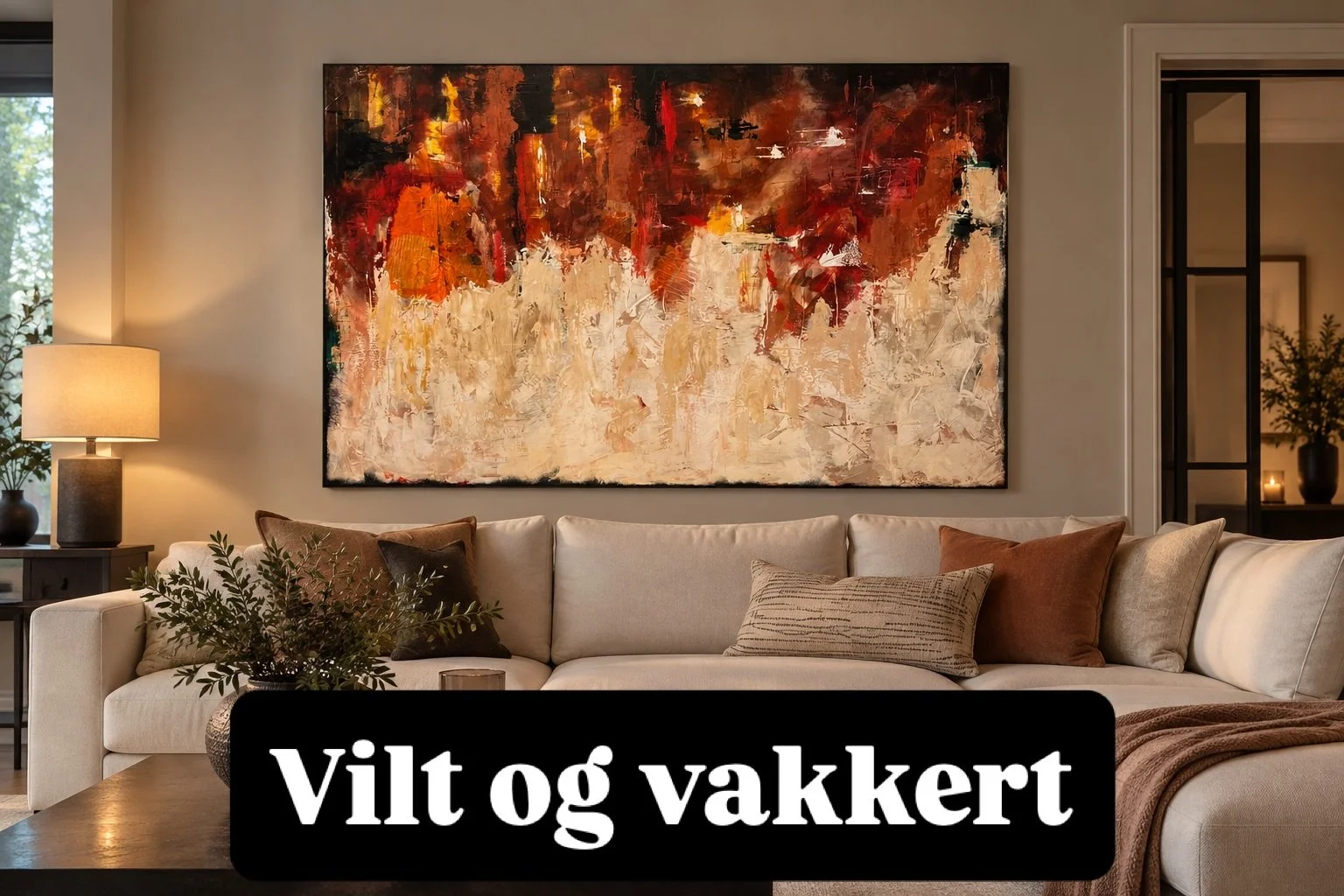 VILT OG VAKKERT, 150x100, Pris 12000,- KA p&aring; 5% tilkommer. Kom innom galleriet for &aring; se dette og annen spennende kunst! @gallerietpaholtet @pia_c_bye #abstractart #contemporaryart #billedkunst #kunstioslo #h&oslash;st