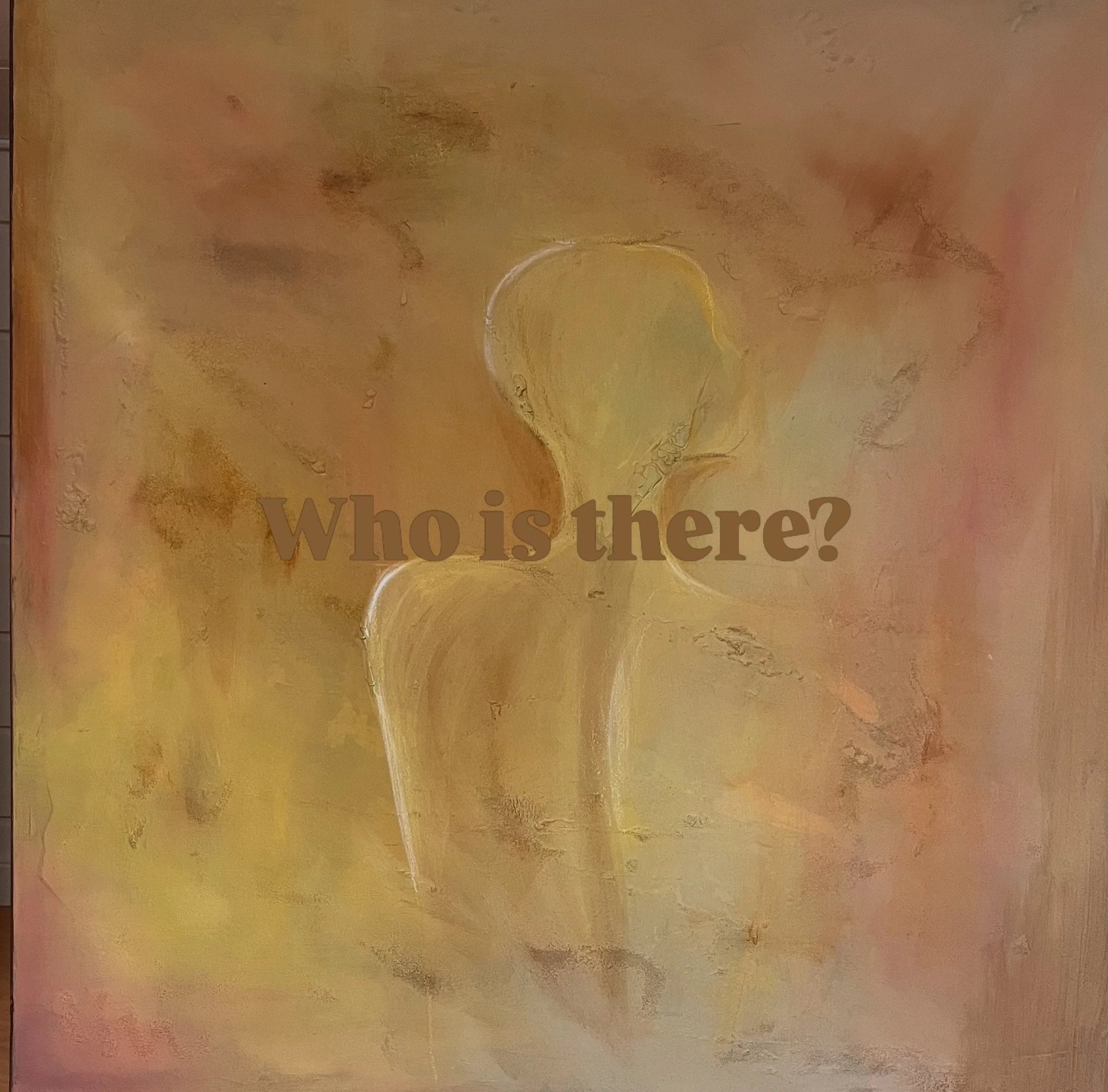 &laquo;Who is there?&raquo; av Pia C Bye

St&oslash;rrelse 100*100cm
Pris 8000 kr

Akryl p&aring; lerret

Utstilt hos Galleriet p&aring; Holtet frem til 11. oktober

Vi holder &aring;pent l&oslash;rdag og s&oslash;ndag kl 11-16 og etter avtale.  #con