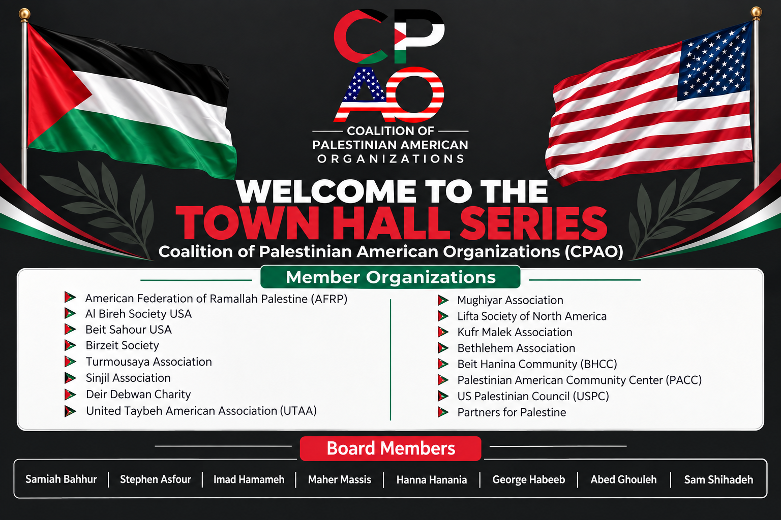 CAPO Town Hall #3: Settler Violence and Land Confiscation