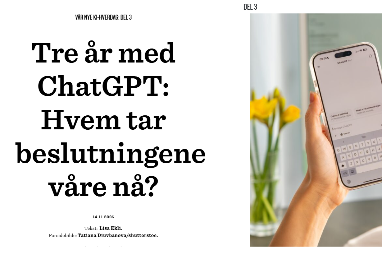 Artikkel i Samfunnsviternes magasin, Tendens