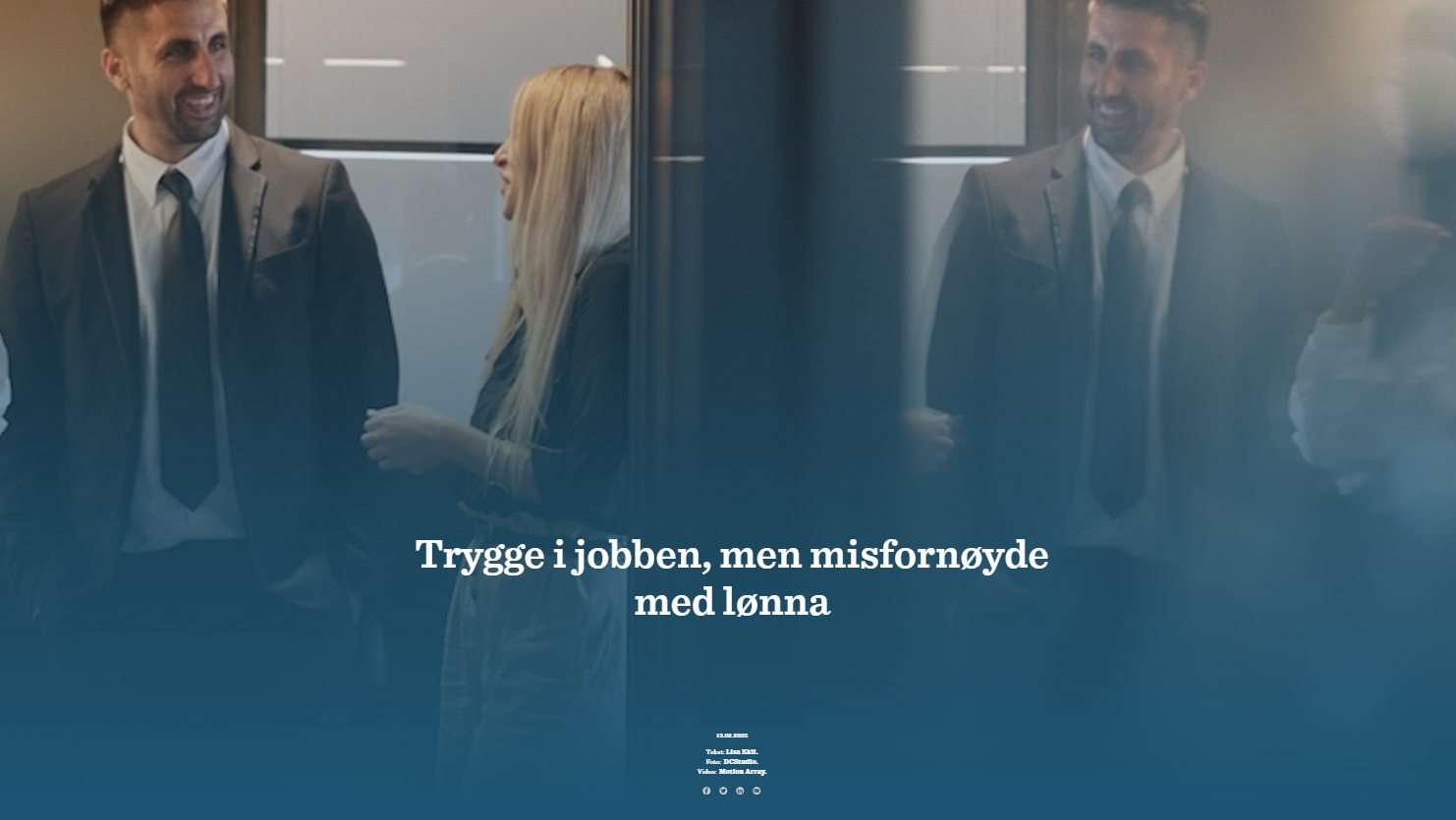 Artikkel i Samfunnsviternes magasin, Tendens.