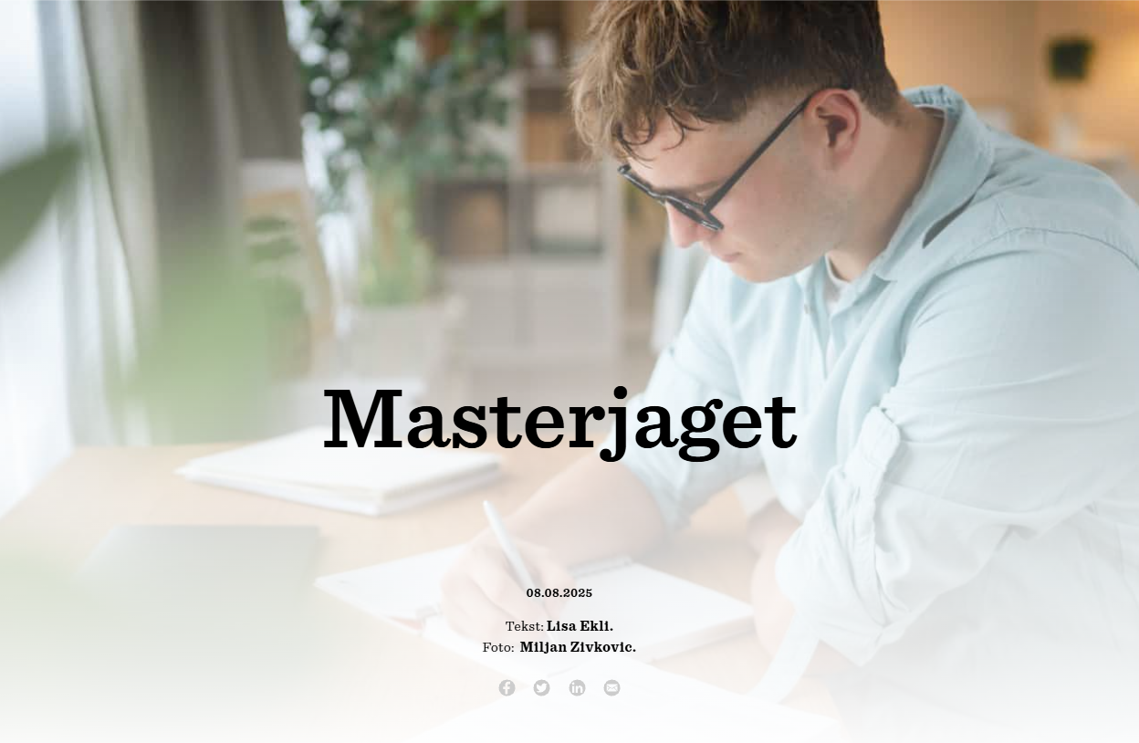 Artikkel i Samfunnsviternes magasin, Tendens.