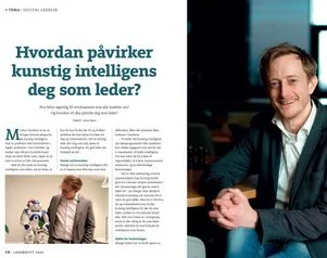 Intervju med Morten Goodwin for Ledernytt.