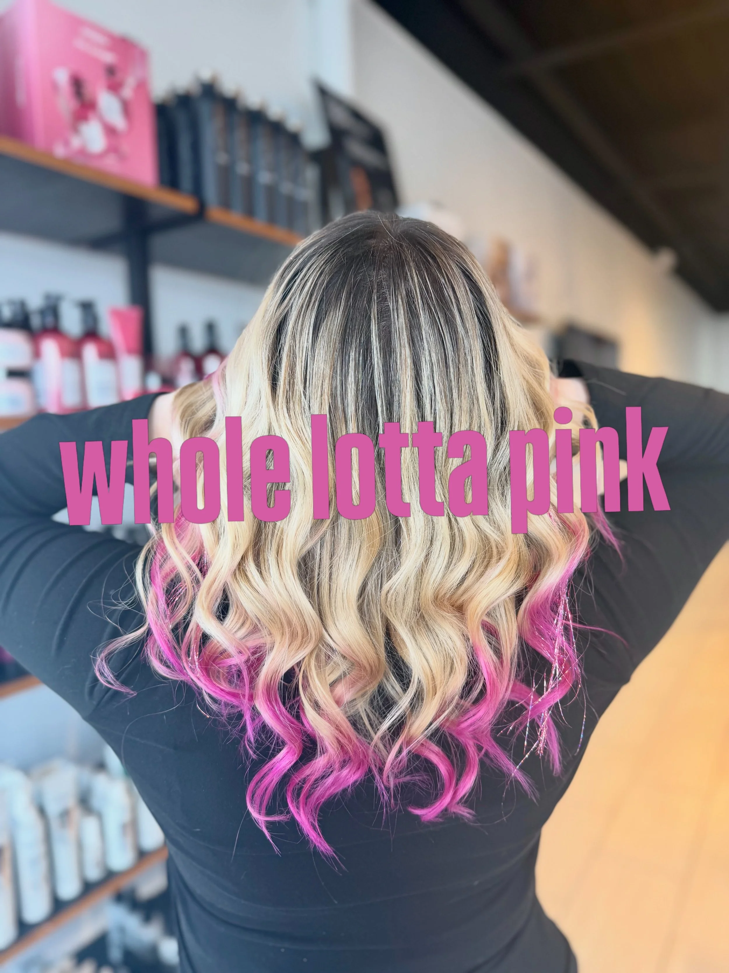 pink for a purpose 🩷

a little color, a little sparkle, and a reminder to join us october 30 for pink out day&mdash;supporting one of our own.

#dynfly #pinkforapurpose #pulpriothair #troymichigan #pinkhair