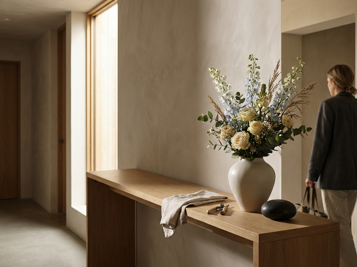 Entryway Floral Styling