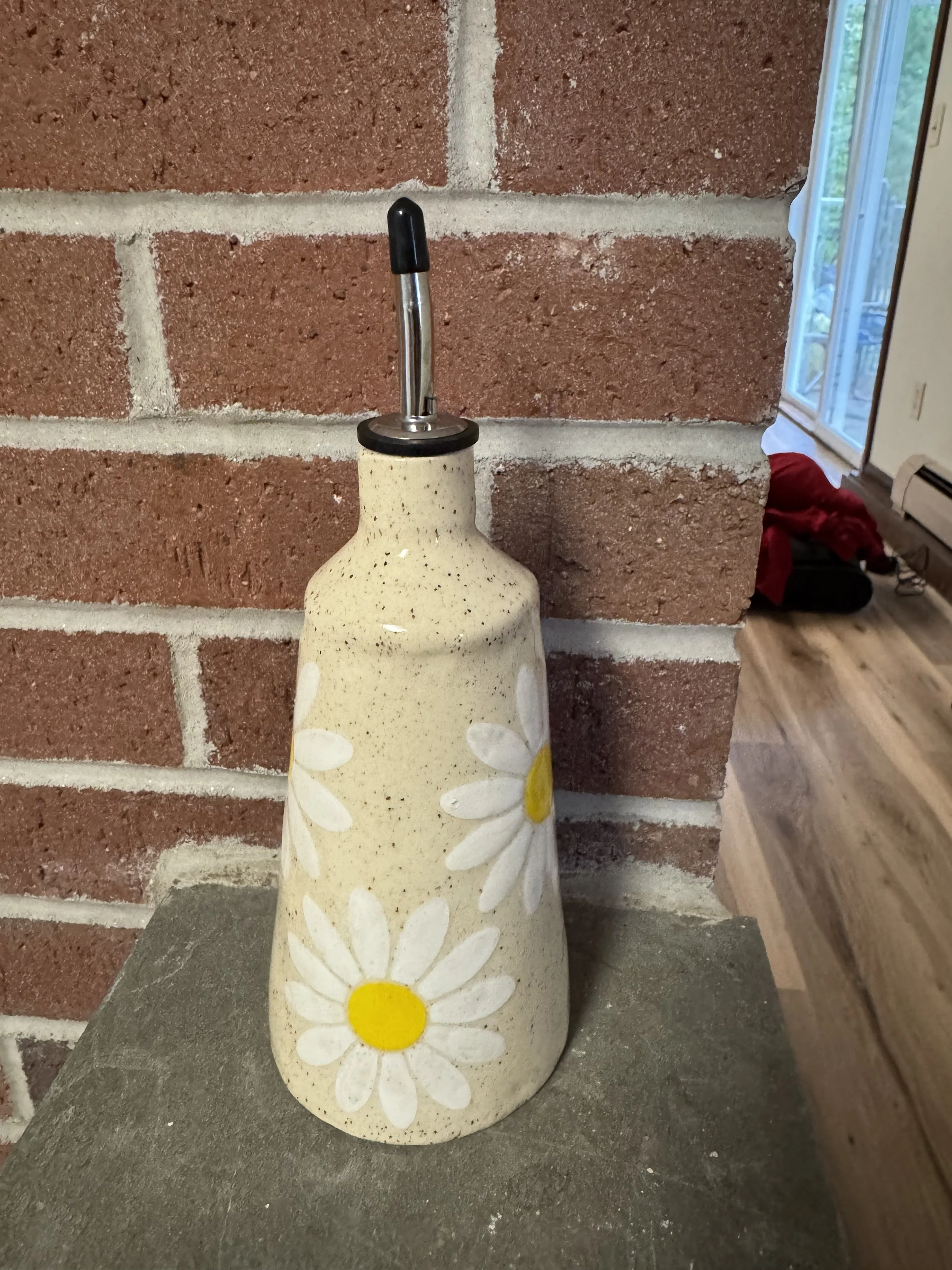 Hand-Painted Oil Bottle