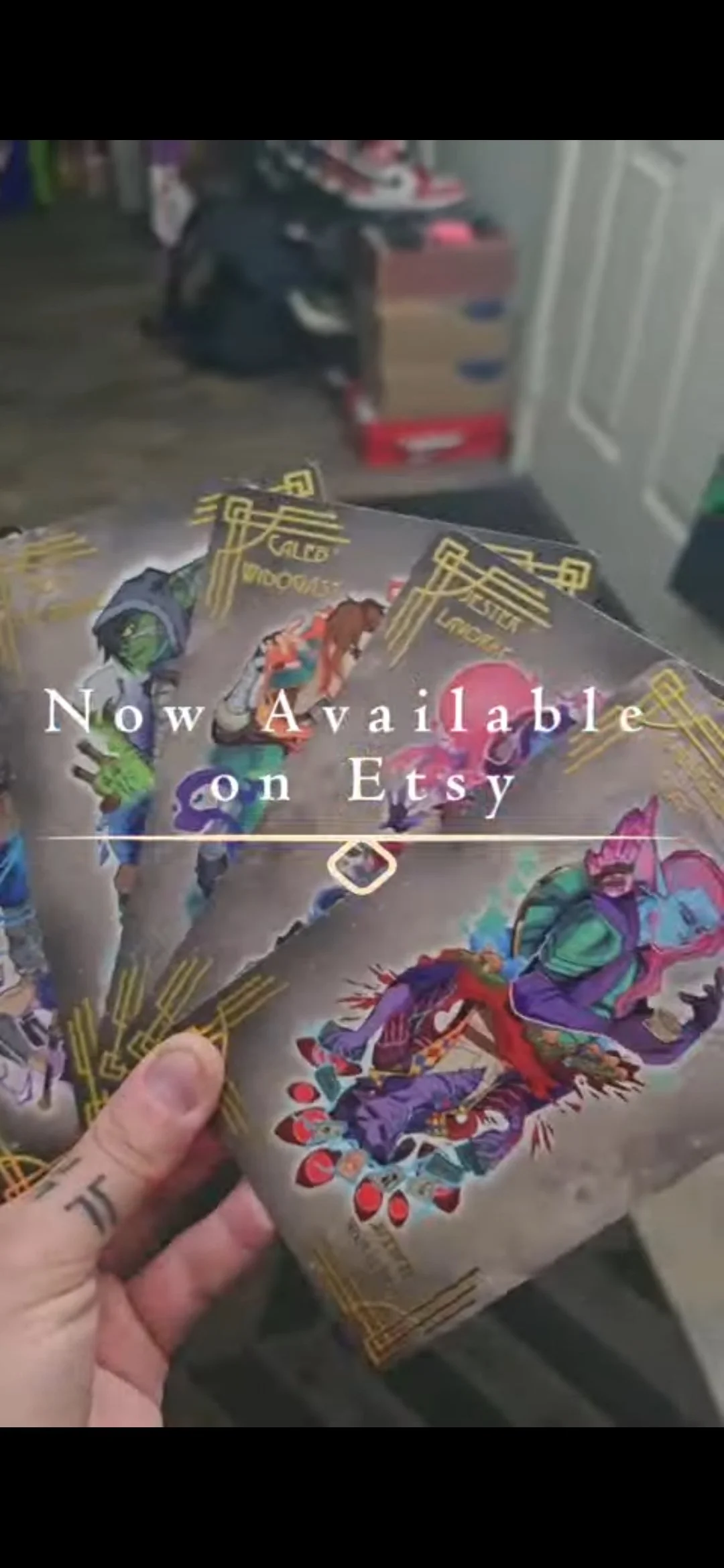 Mighty Nein Tarot cards