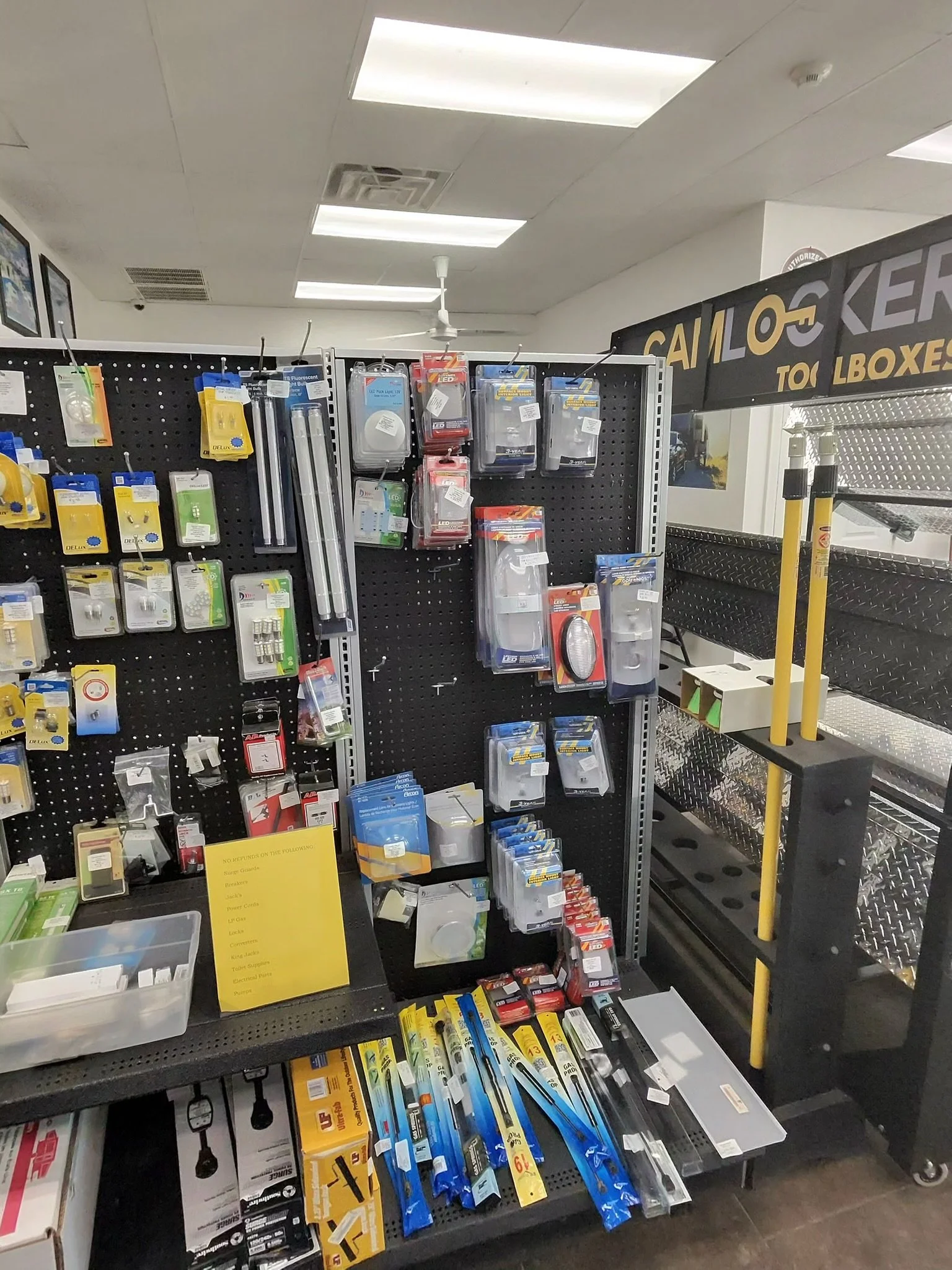RV lighting parts and CamLocker truck toolboxes at Tri-Parish in Houma