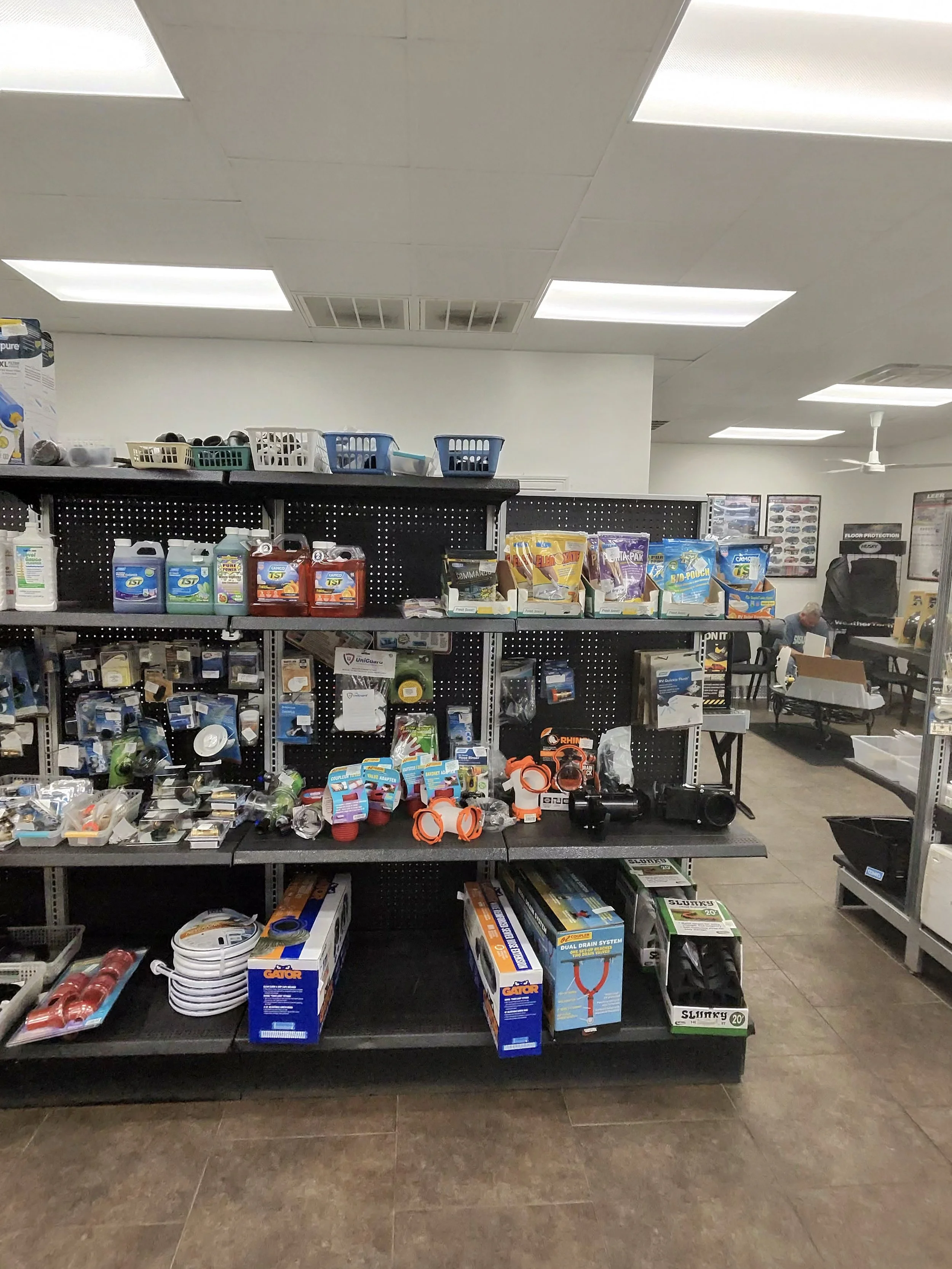 RV toilet chemicals, sewer hoses and RV supplies at Tri-Parish in Houma
