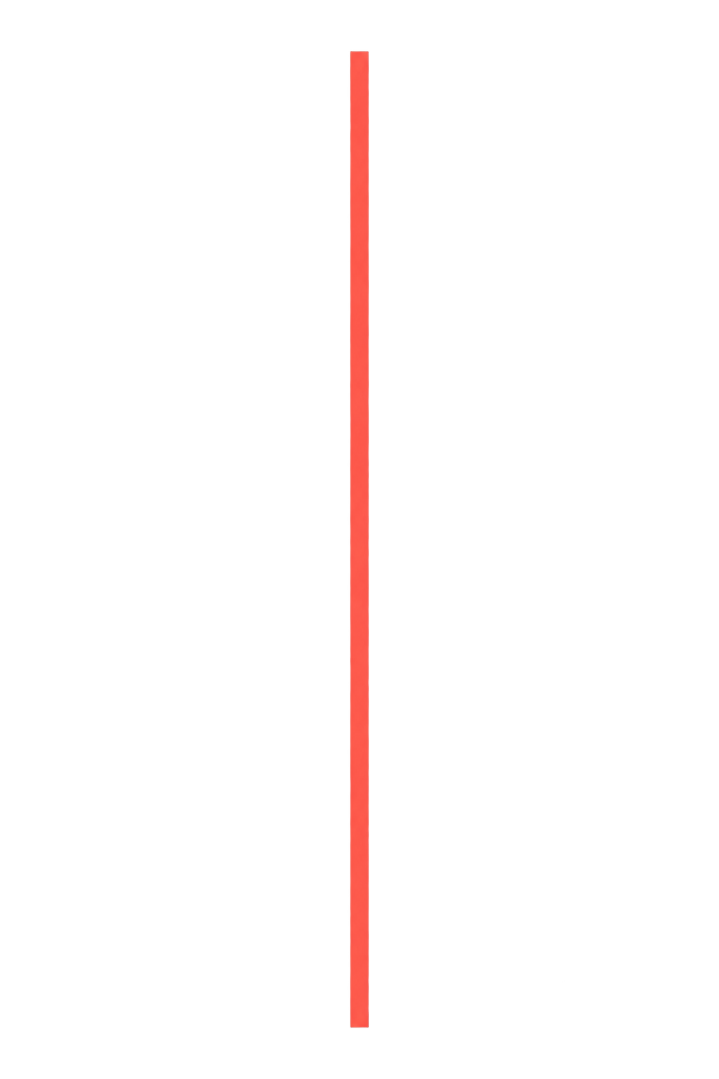 A vertical infographic with a black speech bubble on the left and a large red rectangle on the right, with faint border and minimal text.