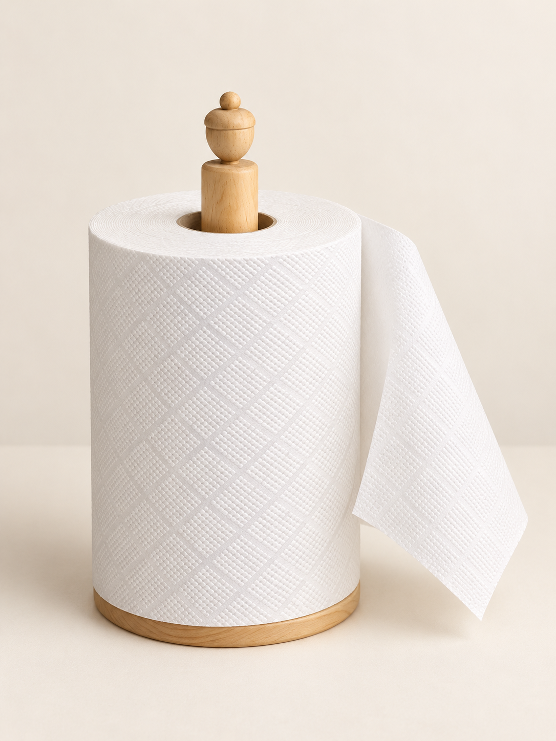 Portarrollos de cocina Bellota · Soporte de madera