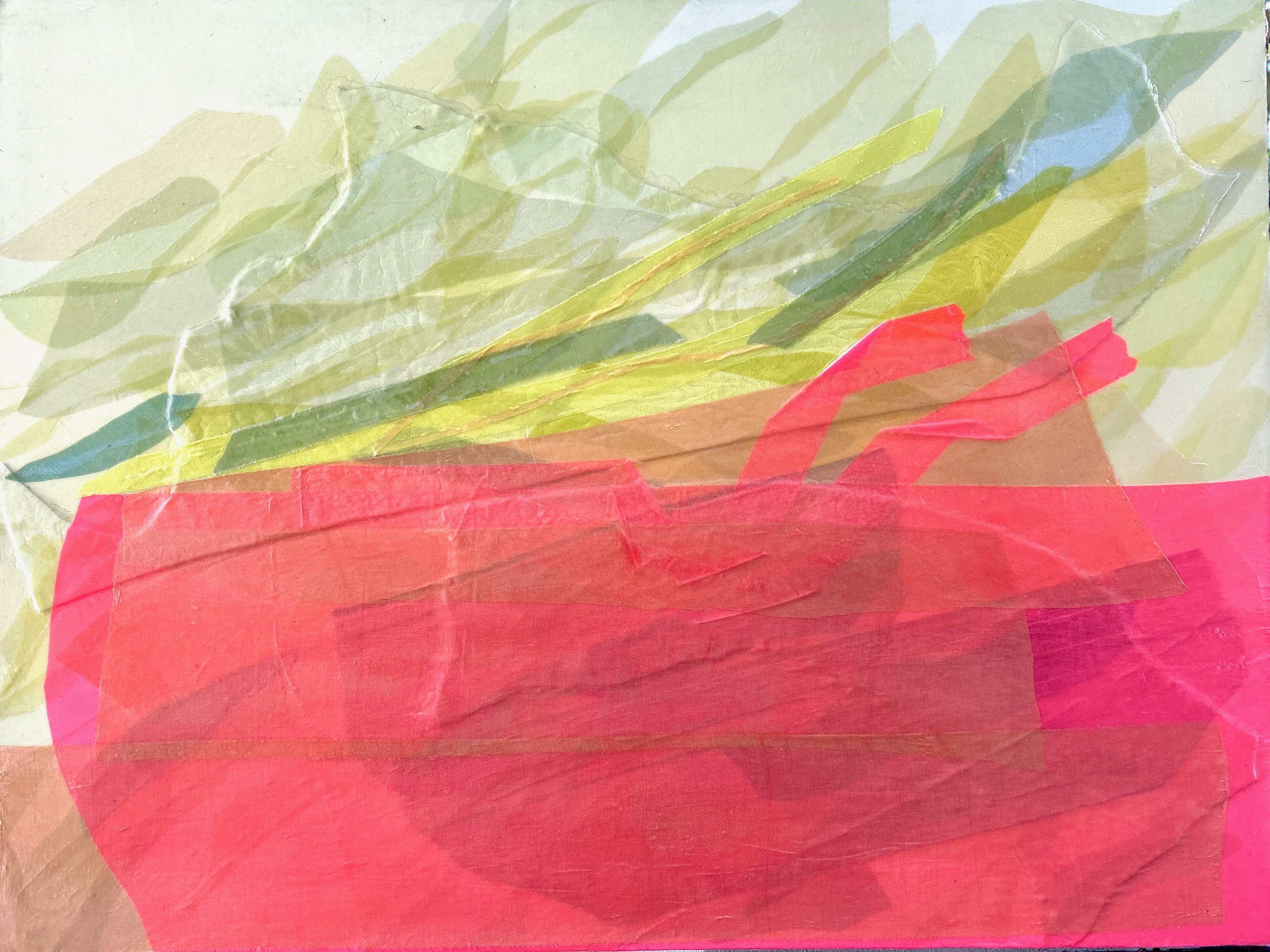 Aerial Tramway, 36 x 48 inches