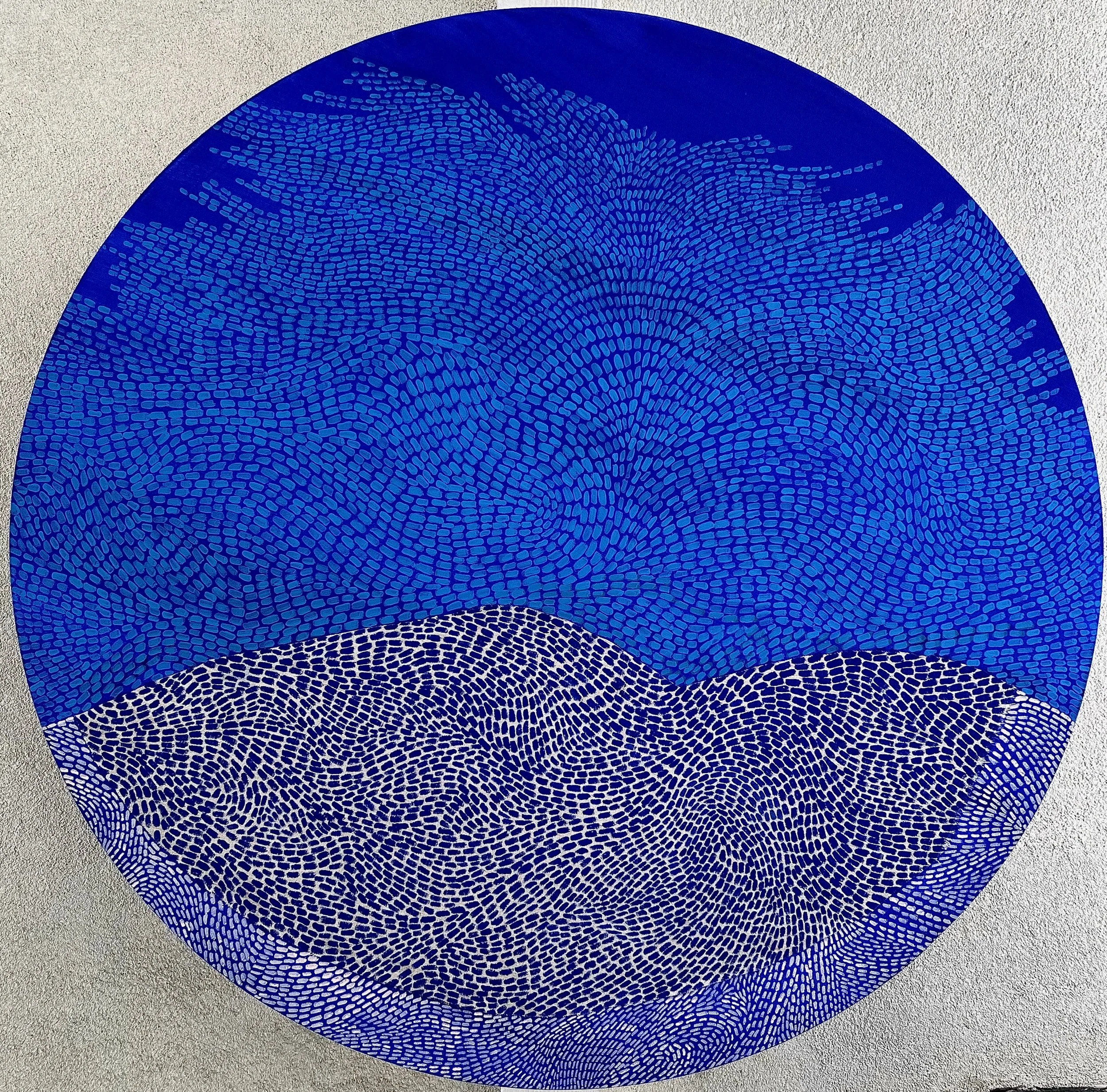 Joshua Tree 4am, 36 inch diameter 