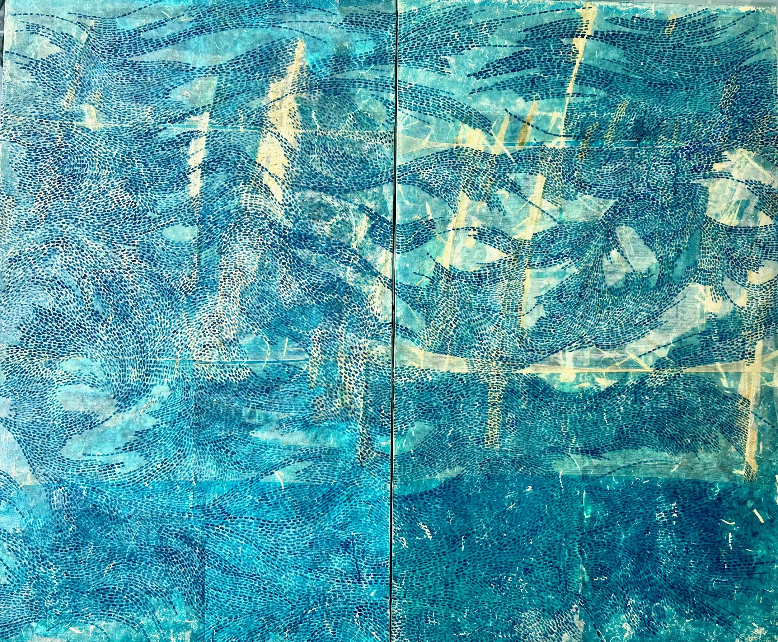 Mended Sea, 60 x 72 inches