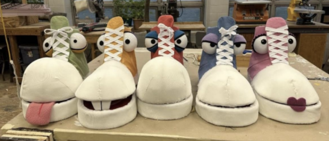 "25th Annual Putnam County Spelling Bee" - Shoe Puppets