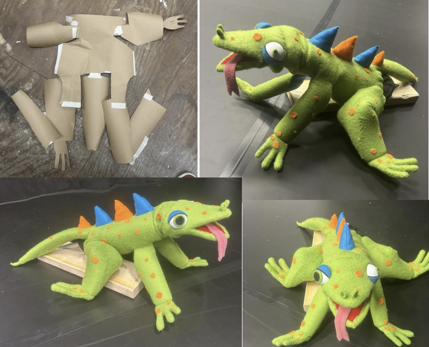 Paper Sculpture Hand Puppet